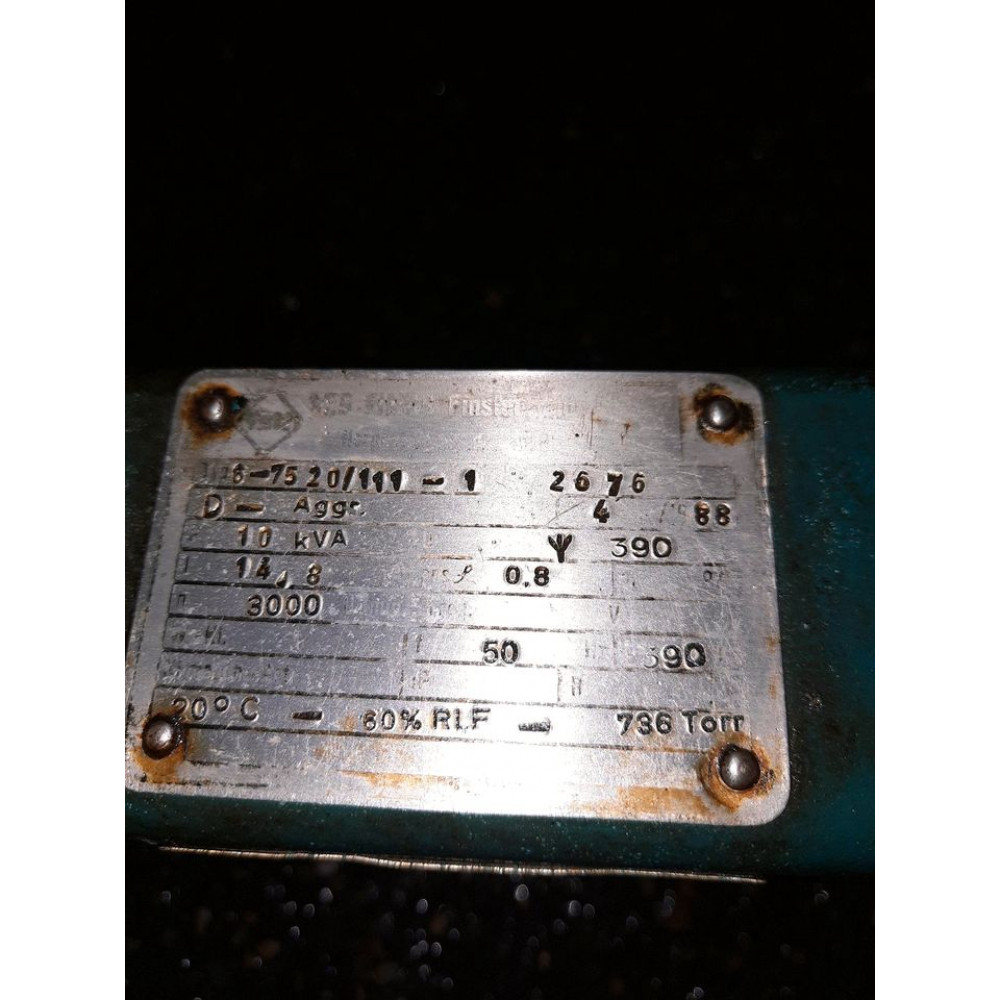 Електрогенератор дизель 10 ква 400В генератор IFA аварійний генератор